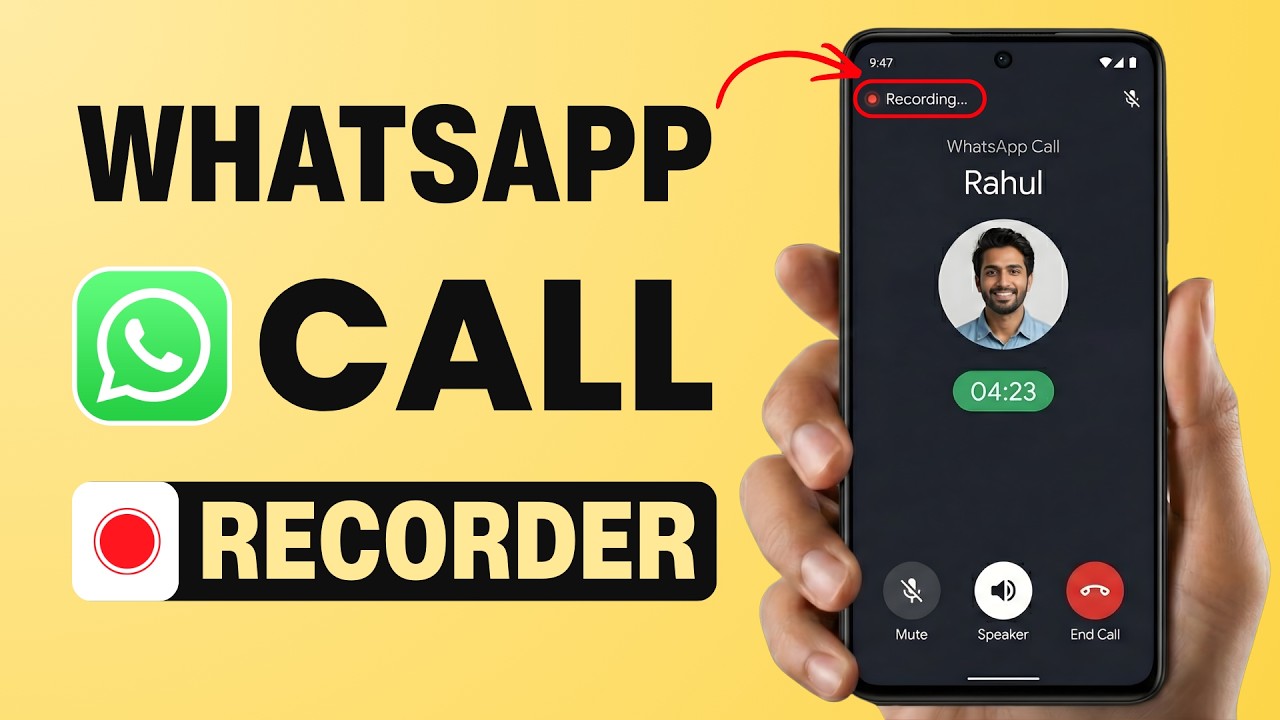 WhatsApp Call Record Kaise Kare? (2026) 😱 How to Record WhatsApp Calls | Best Call Recording Apps