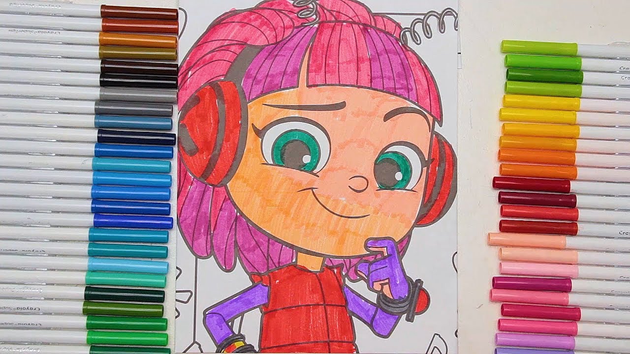 Coloring Kumi from Beat Bugs!