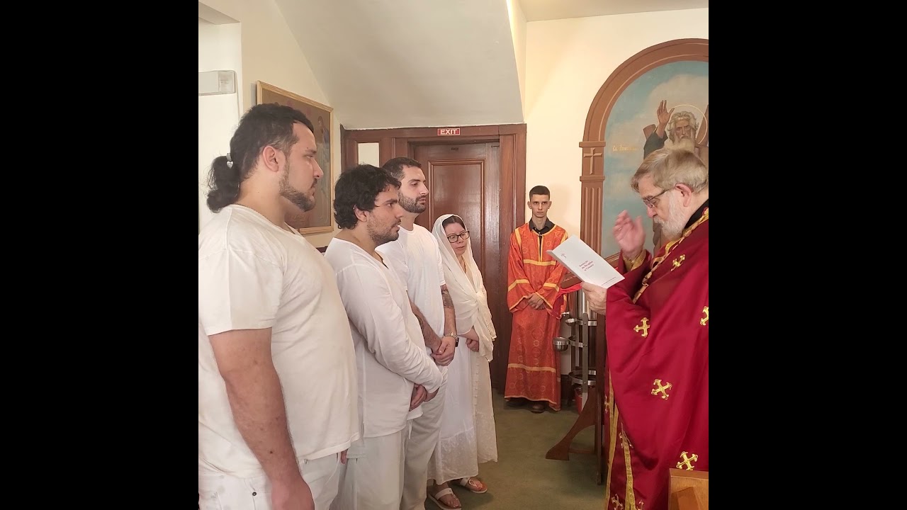 Orthodox Chrismation St. Peter & Paul Orthodox Church Miami, Fl