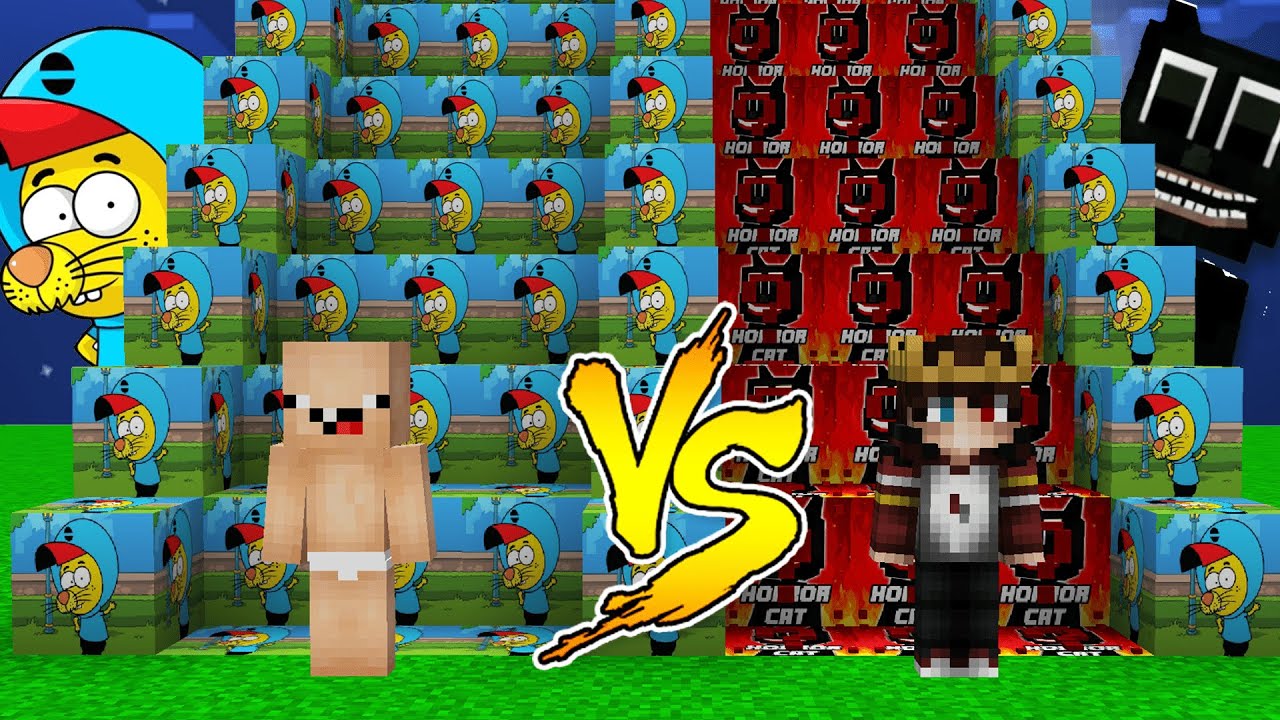 BAYDOKTOR İLE CARTOON CAT ŞANS BLOKLARI - Minecraft @BAYDOKTOR