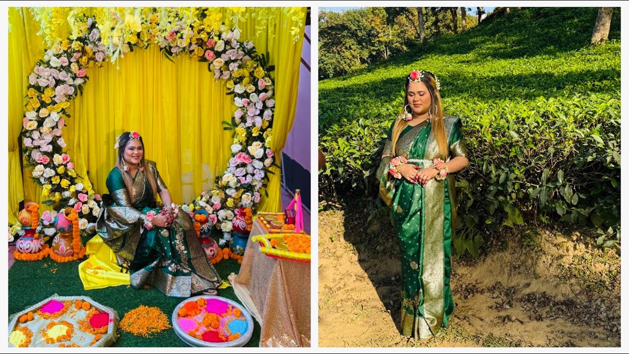 আমার গায়ে হলুদ আর রং খেলা প্রগ্রাম😍