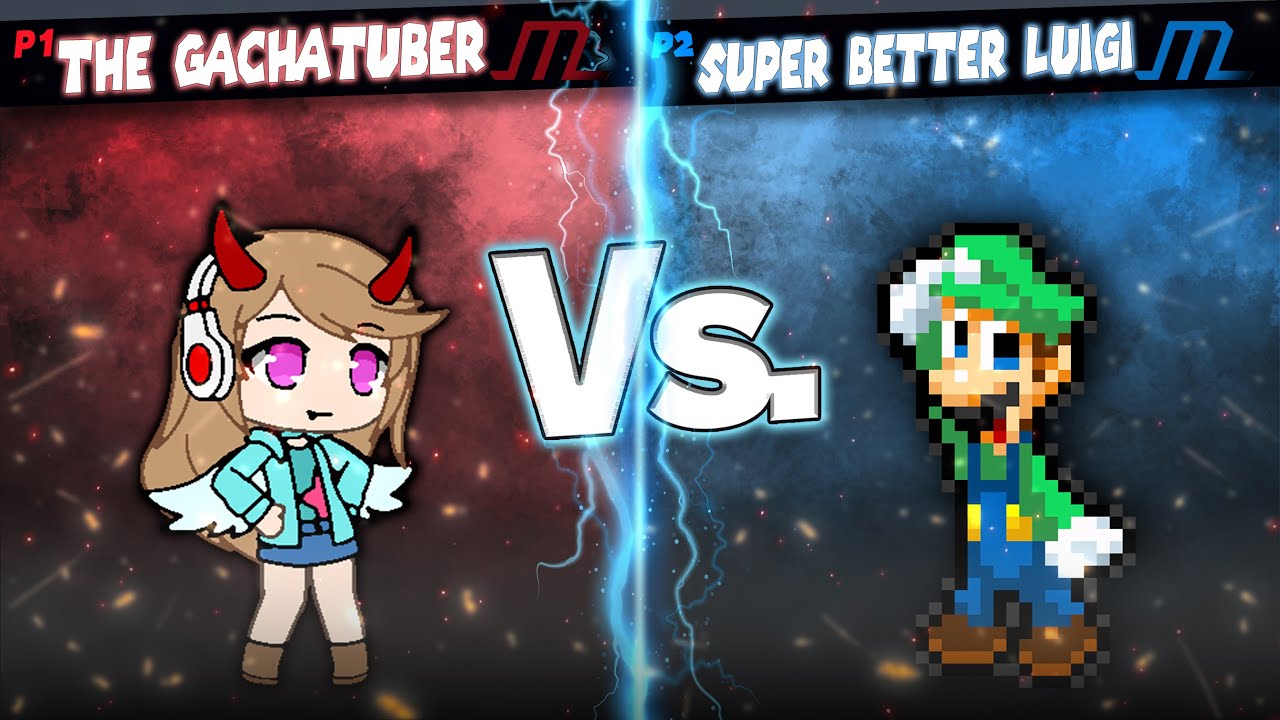 [MUGEN] AI BATTLE - The Gachatuber vs Super Better Luigi