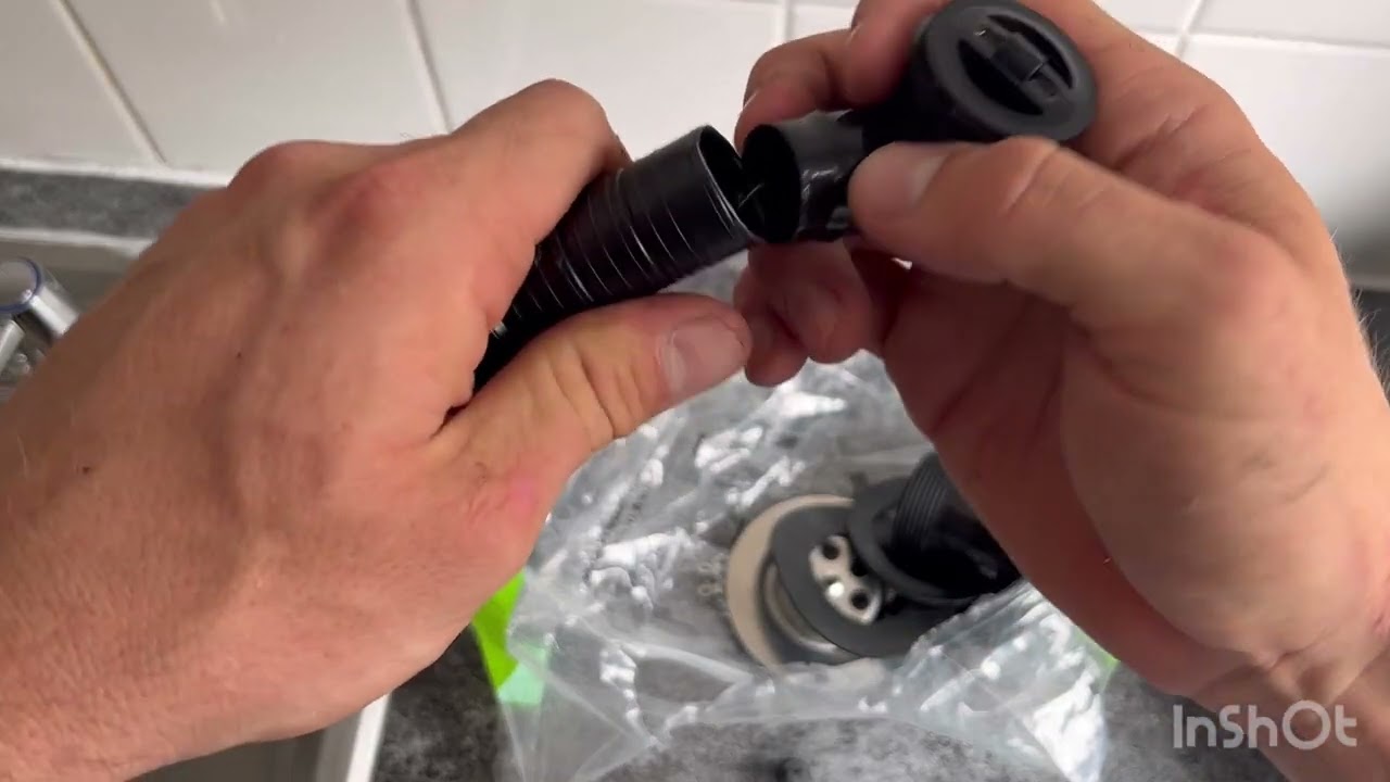 How to change a kitchen sink waste and overflow