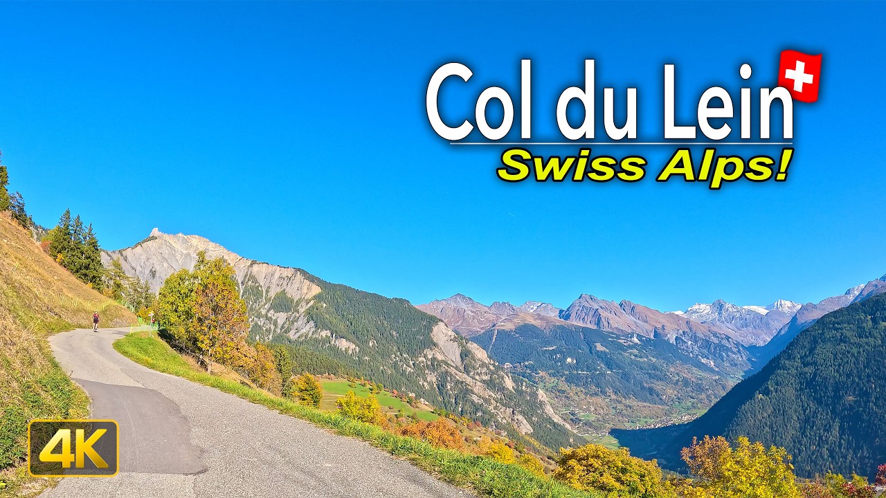 Forgotten Swiss Mountain Pass 🇨🇭 | Col du Lein Drive | From Sembrancher to Saxon