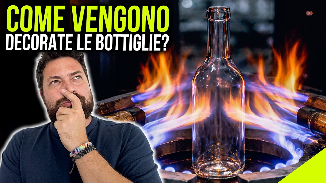 SVELIAMO l'INGEGNERIA: sai come DECORANO le BOTTIGLIE di VETRO?