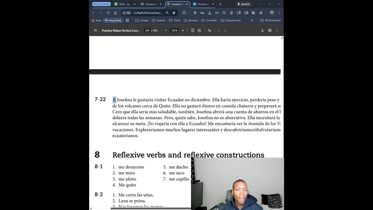 Another BORING, QUIET, Spanish STUDY SESSION (1/27/26)
