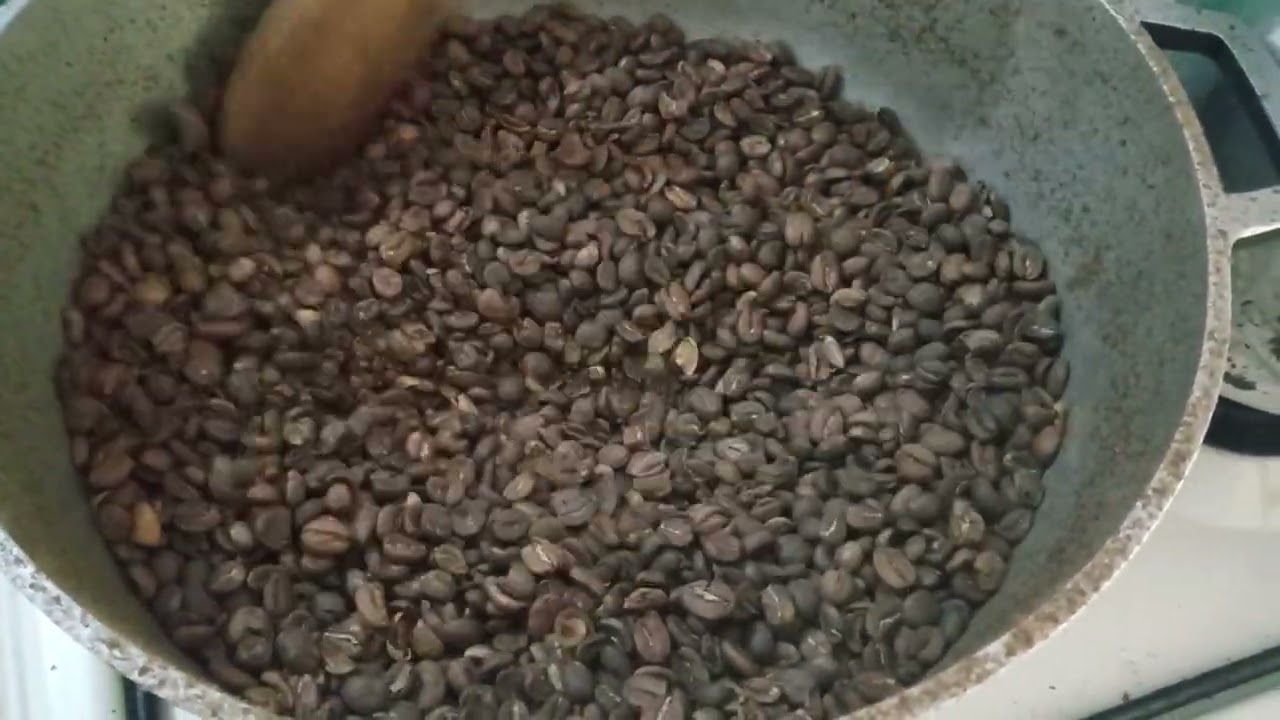 Proceso de tostar el café