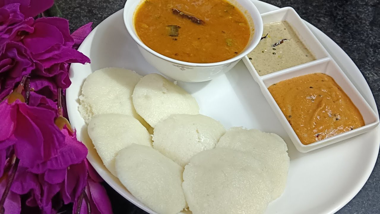SAMBAR IDLI/IDLI SAMBAR/ IDLI CHUTNEY & SAMBAR