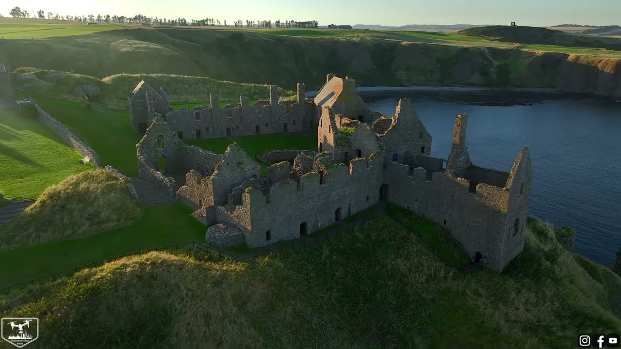 Spectacular Dunnottar Castle By Drone 4K