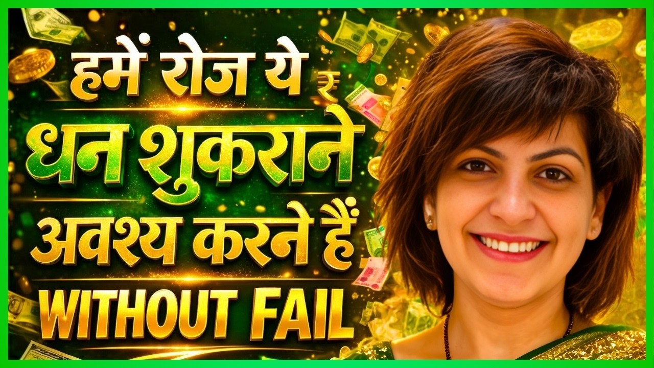 बस ये 108 POWERFUL धन शुकराना रोज़ सुनें, LIFE बदल जायेगी | शक्तिशाली Money Gratitude Song