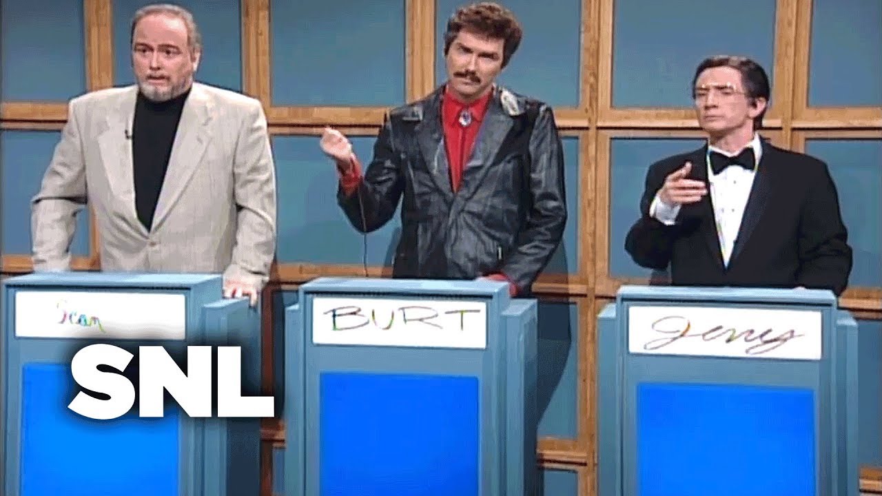 Celebrity Jeopardy!: Sean Connery, Burt Reynolds, Jerry Lewis - SNL