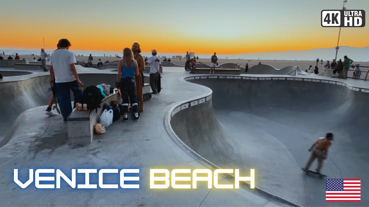Venice Beach Summer 2025 - Walking Tour 4K [ 7 September ] 