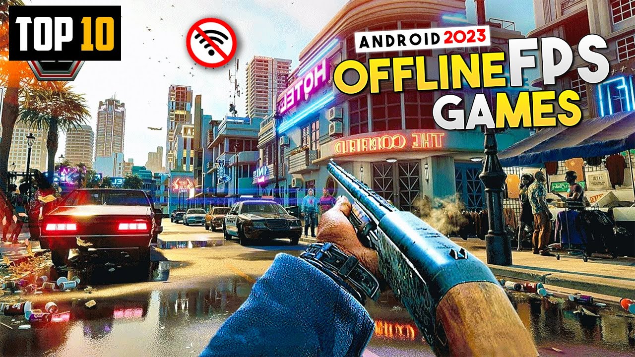 Top 10 Best Offline FPS Games for Android 2023 Like COD, Free Fire (High Graphics)