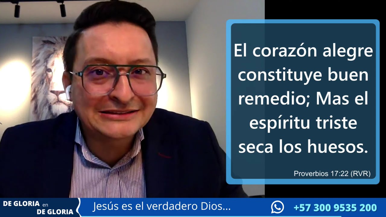 Tu tristeza no tiene que gobernarte / Pastor Wilson Rojas