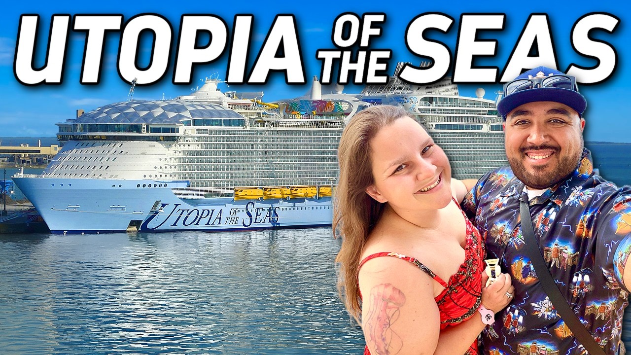 Поднимаемся на борт лайнера Utopia Of The Seas для БОЛЬШОГО СЕМЕЙНОГО ОТПУСКА! Кода впервые на бо...
