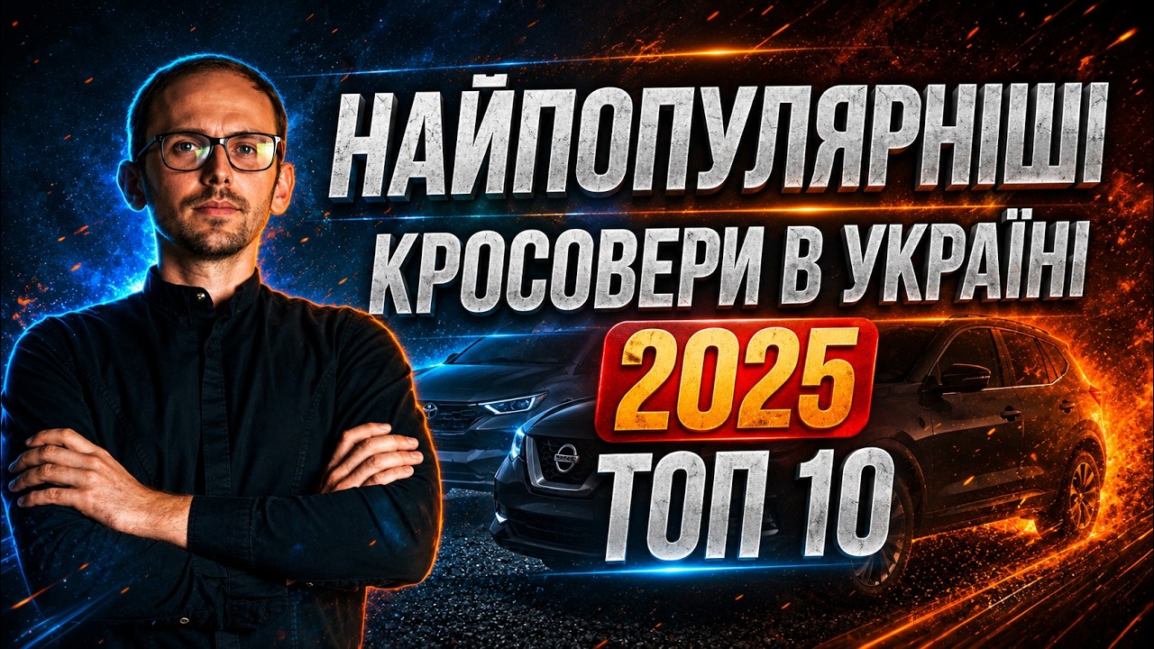🔥 НАЙПОПУЛЯРНІШІ КРОСОВЕРИ В УКРАЇНІ 2025