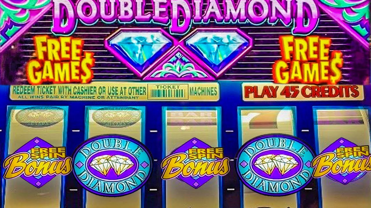 Classic Double Diamond Old School Casino Reel Slot