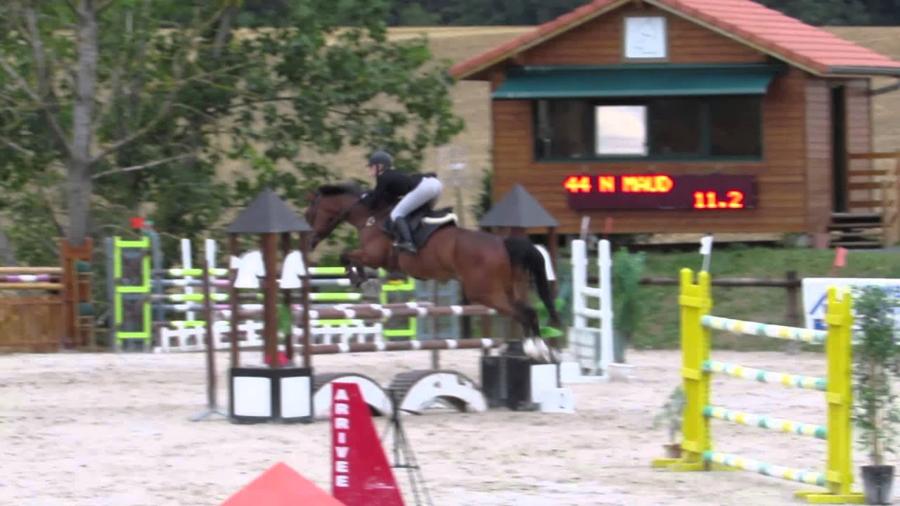 Maud CAHEN, CSO Amateur 1 Grand Prix 120 à Cheminot le 18 Aout 2013