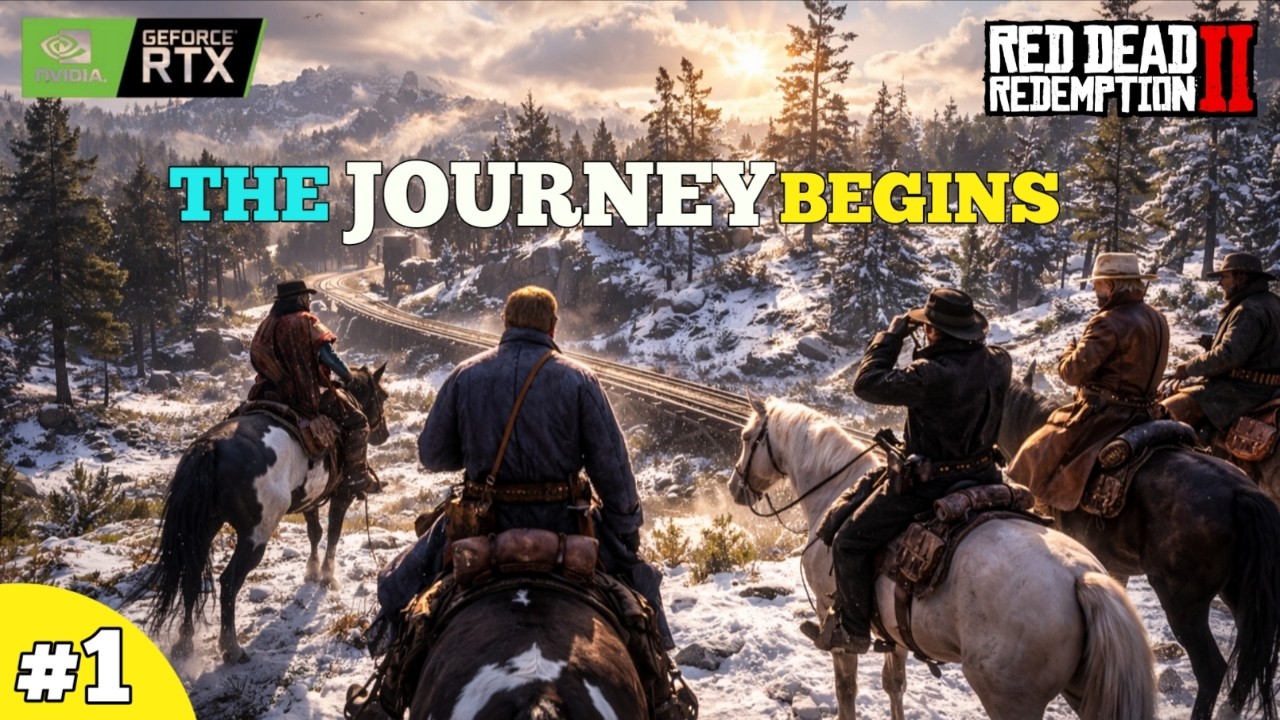 RDR2 Part 1 - Snowy Beginning II Chapter 1 First Mission Gameplay