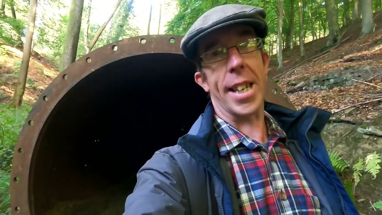 Exploring round part of the disused Forest of Dean central railway