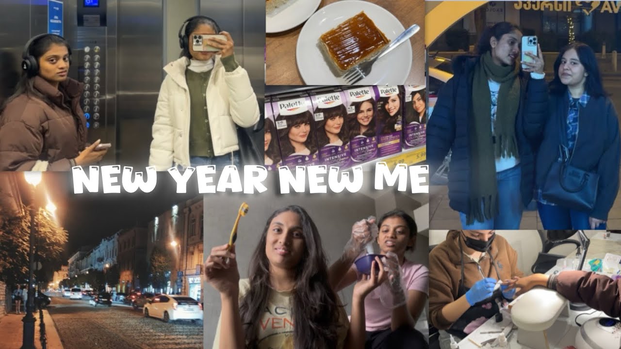 New year Reset✨| ಹೊಸ ವರ್ಷ = ಹೊಸ ಲುಕ್💅🏻|| Hair, Nails and New me🧚🏻‍♀️