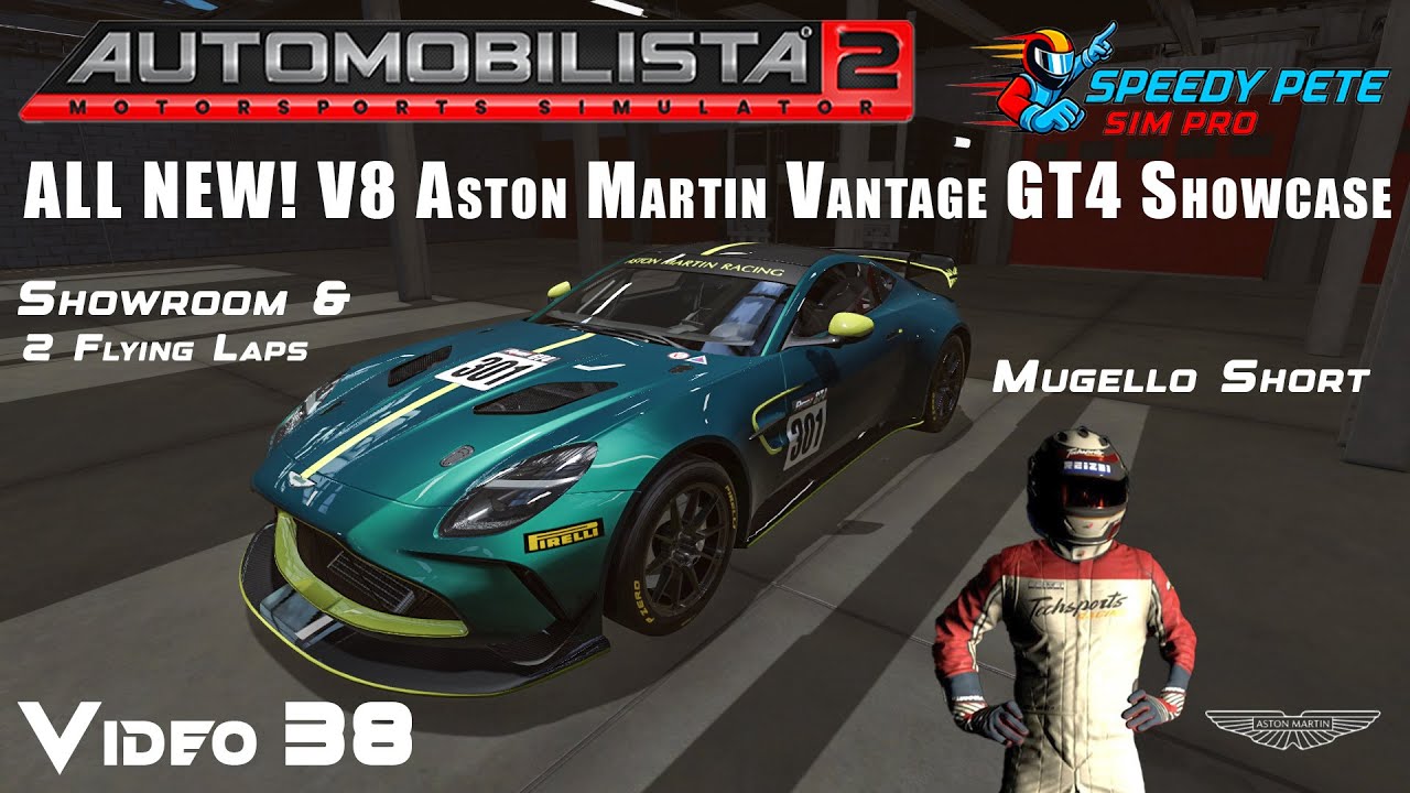 All New V8 Aston Martin Vantage GT4 | AMS2 July 2025 Update | Video 38 | Showcase | 4k Split Screen