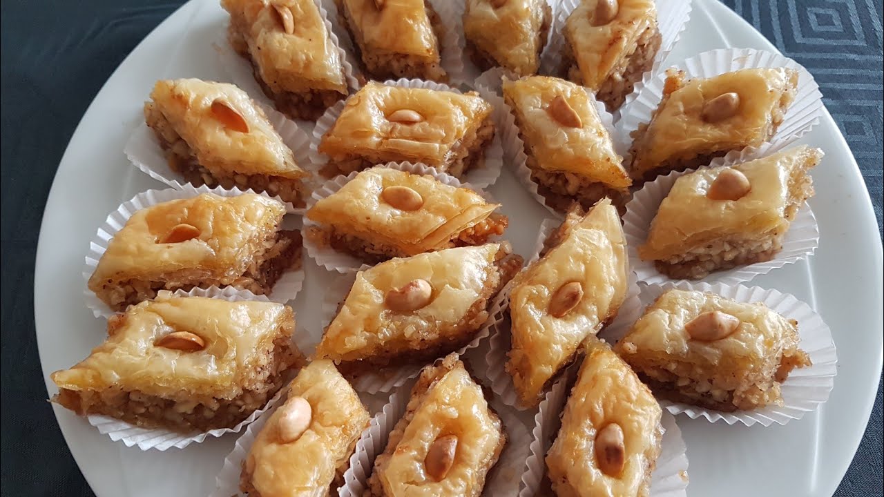 Gâteau Aïd 2022 Recette Baklawa pâte filo facile à réaliser
