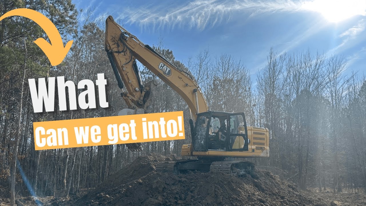 Moving a little dirt with the cat 320