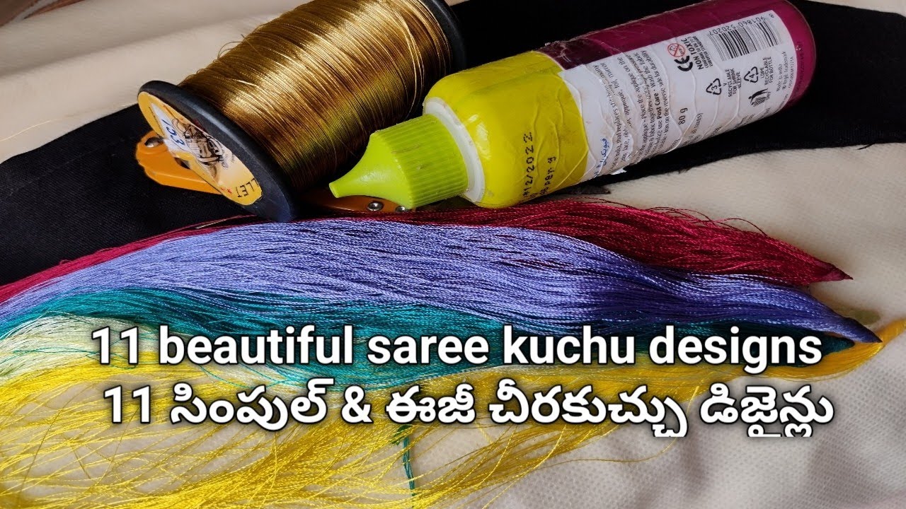 11 beautiful baby kuchu designs for begginers.! #latestsareekuchulu # babykuchudesigns #trending#new