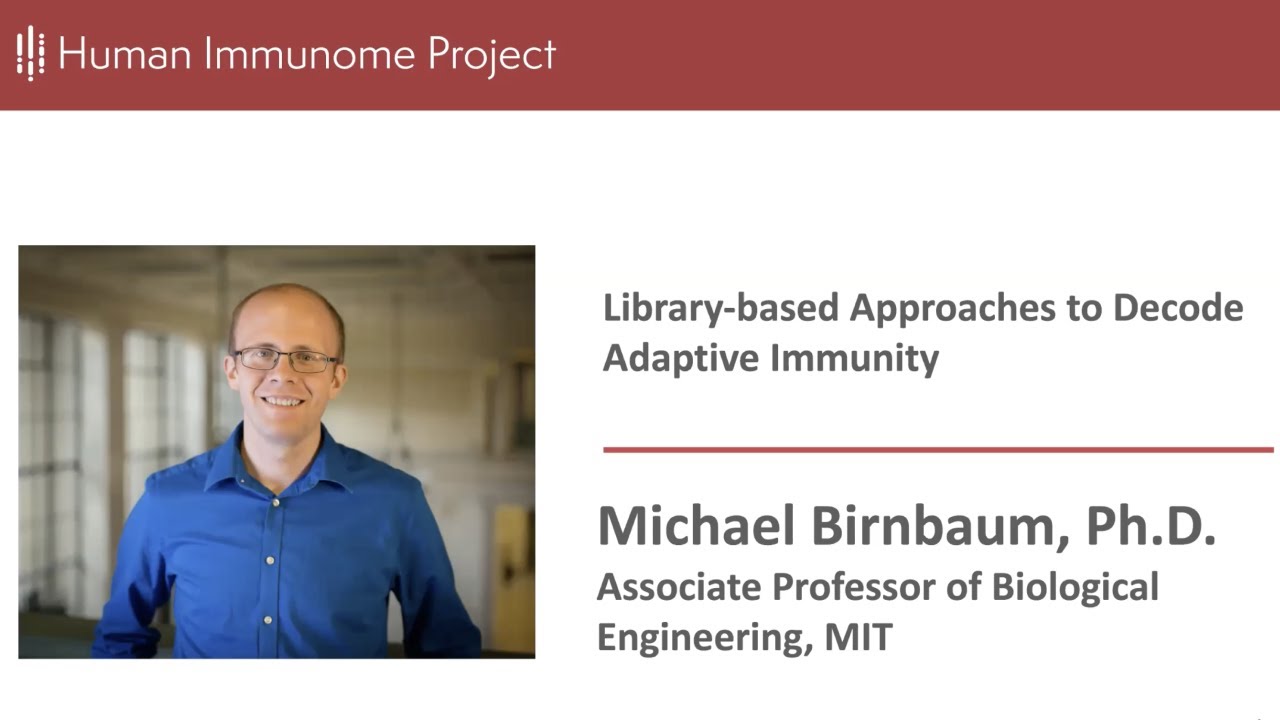 Dr. Michael Birnbaum: Library-based Approaches to Decode Adaptive Immunity