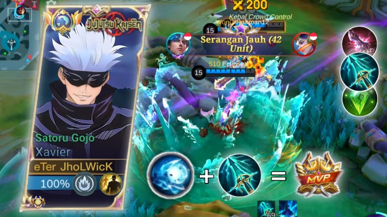FULL STACK SKY PIERCER!! MUSUH LANGSUNG DI ABSEN XAVIER?! DAMAGE NYA GA KETAHAN!!! #mlbb