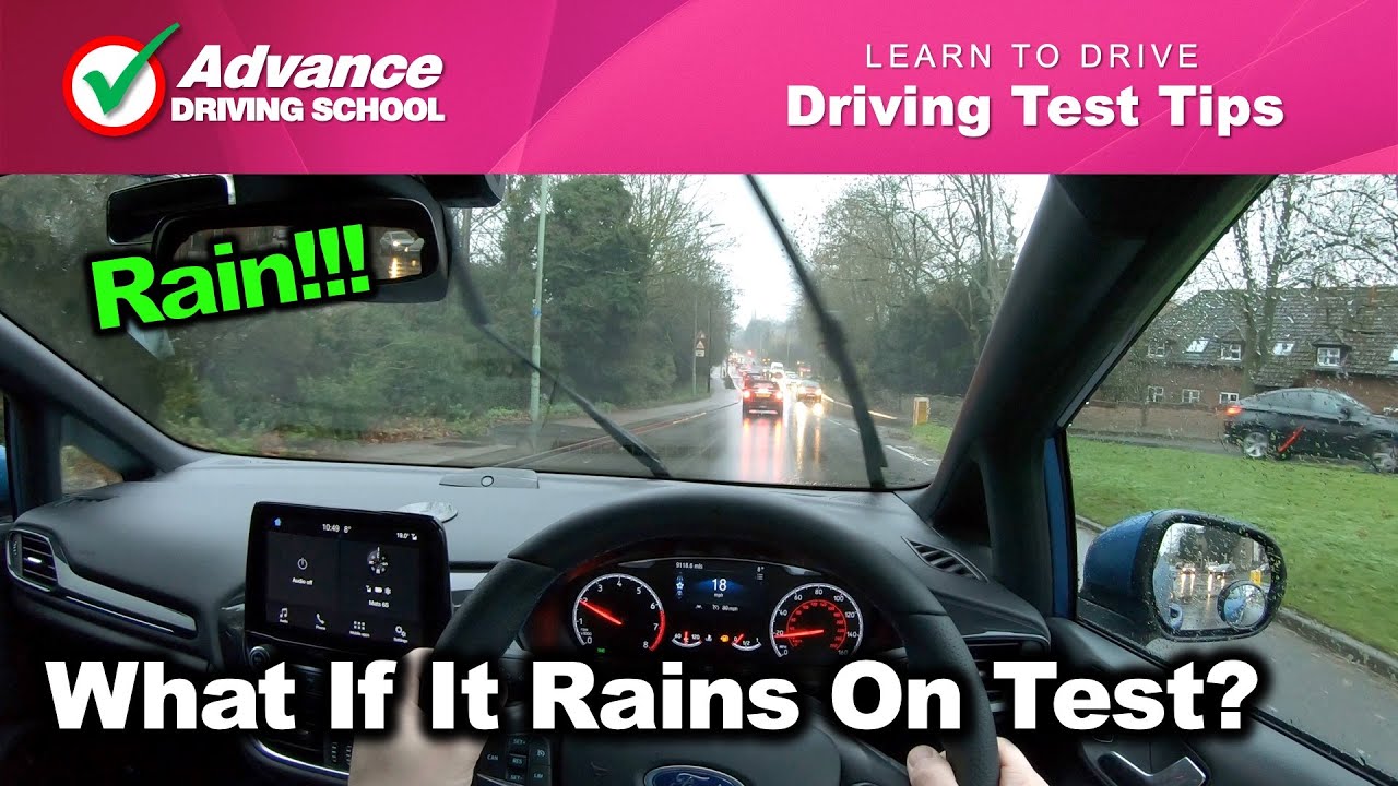 What If It Rains On My Driving Test?  |  Driving Test Tips