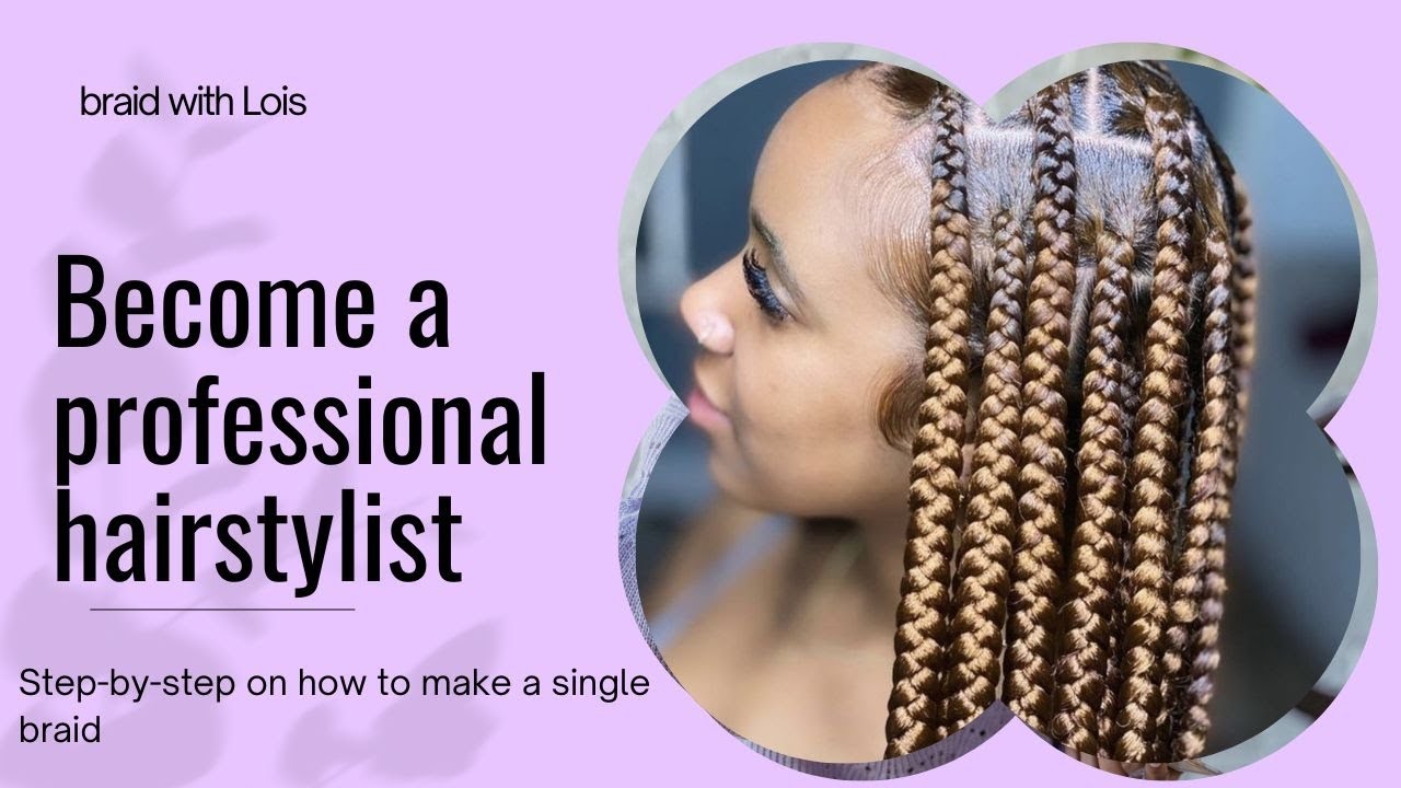 How to style and attach an extension to a single braid.