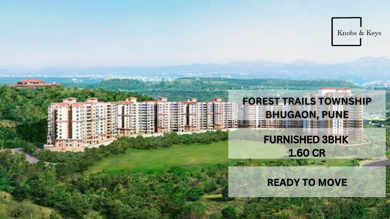 ₹1.60 Cr | 3BHK flat for sale |  Highlands Forest Trails Pune | 2024 | Valley facing