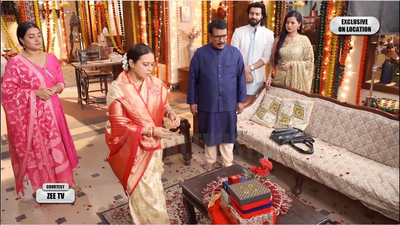 Lakshmi Niwas Today Episode Bhumi and Raj's engagement preparations, On Location | Zee tv