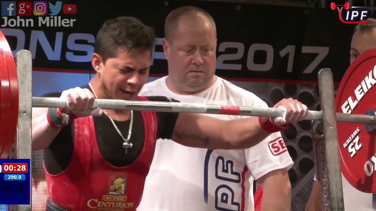 Alex Ochoa - 780kg 6th Place 74kg - IPF World Open Powerlifting Championship 2017