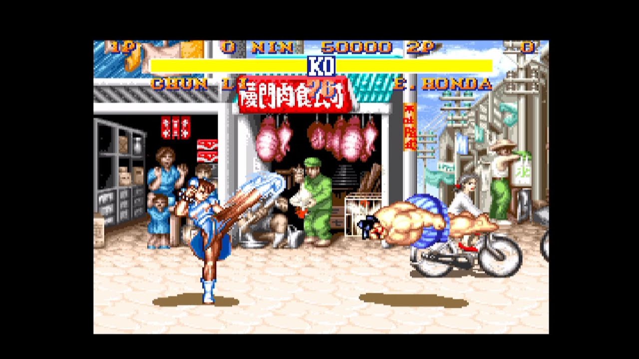 ストリートファイター2(SFC)　Lv7負け無しクリア　春麗