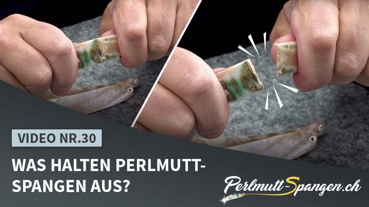 Was halten Perlmutt Spangen aus