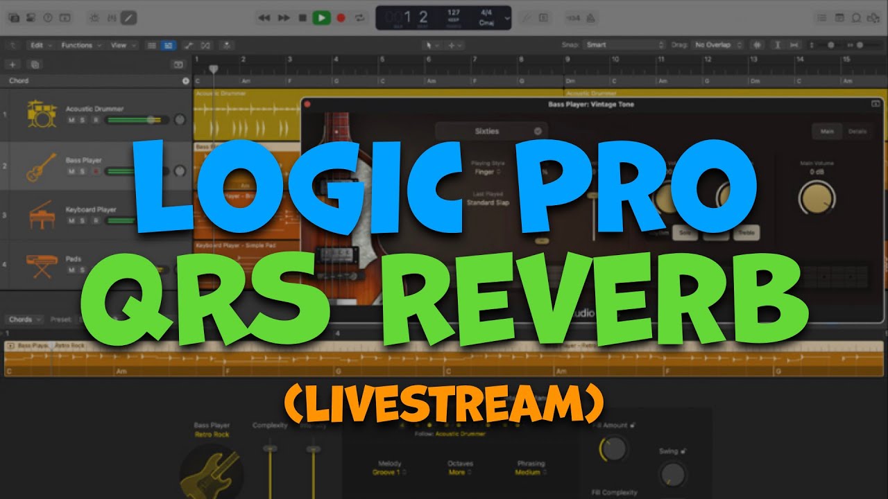 Logic Pro's QRS Reverb | Livestream + Q&A