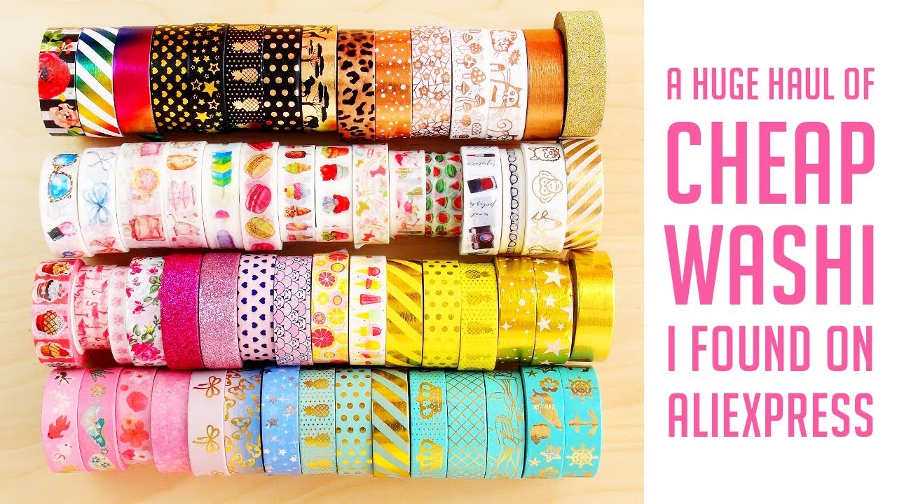 MEGA Washi Haul from AliExpress!