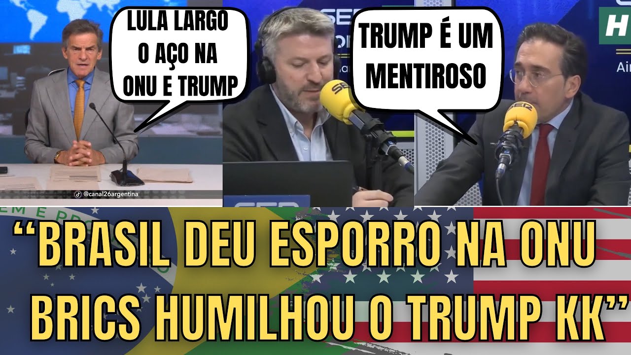 Laranjão Vai Dormir De Cabeça Quente kkkkk, BRICS, Espanha, Lula, ONU 