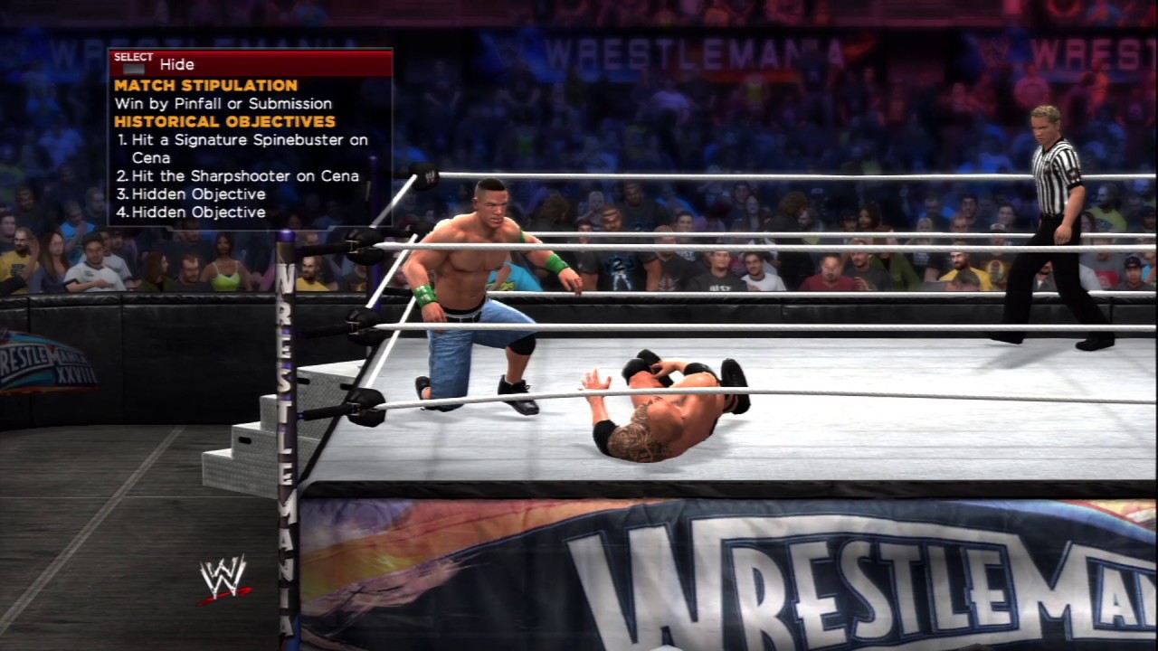 WWE 2K14 (PS3) Wrestlemania 28 (XXVIII): The Rock vs John Cena