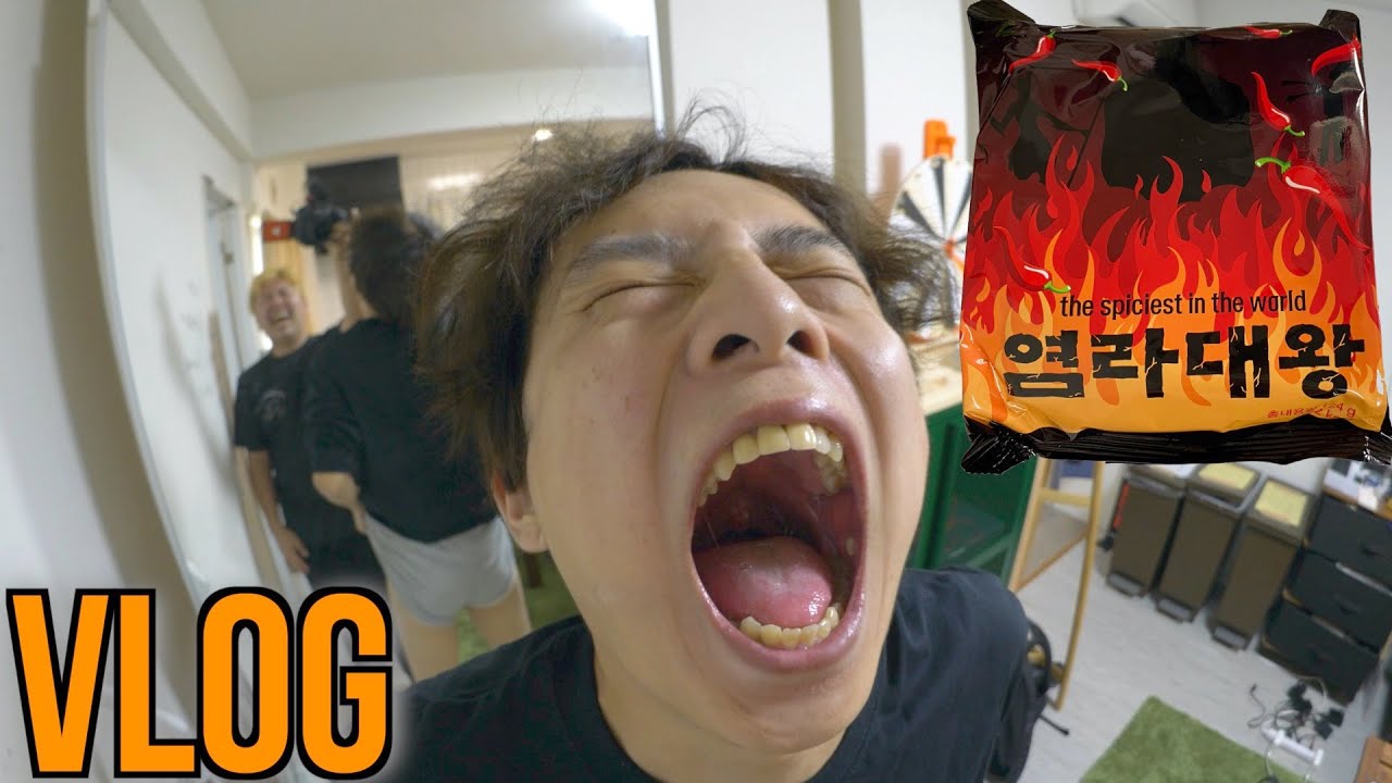 世界1辛いインスタントラーメン食べてみた【Vlog】
