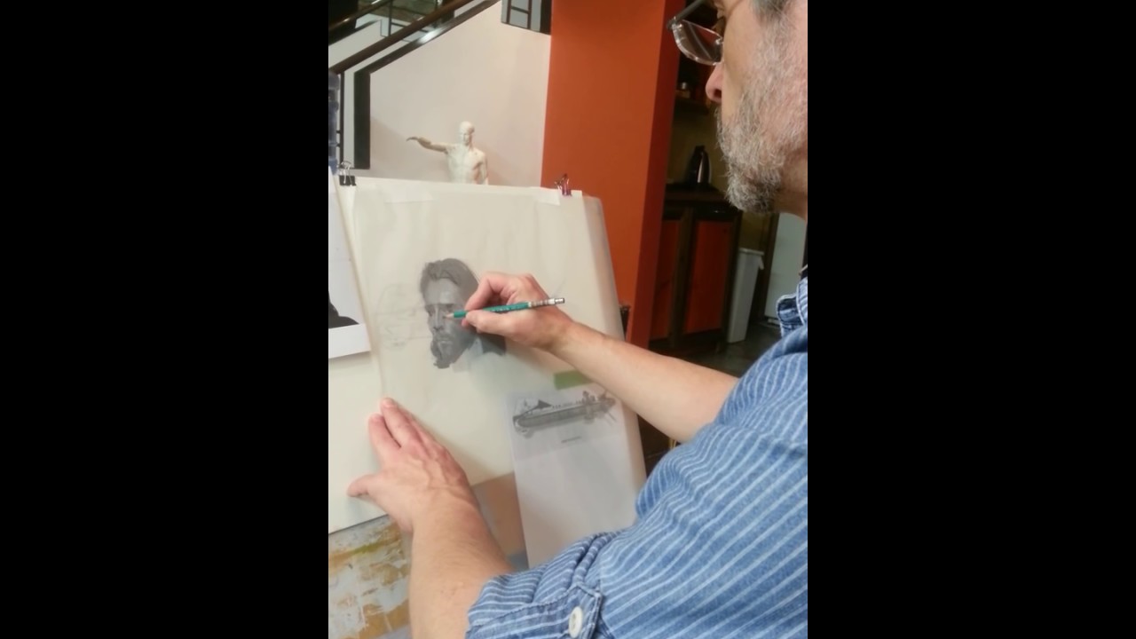 Glen Orbik's critique (my drawing and illustration teacher)