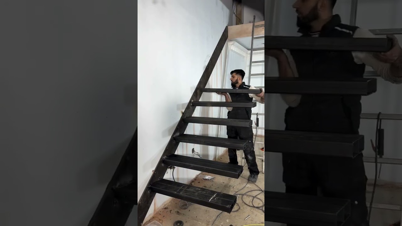 How to Weld and Install StairsStep-by-Step Guide #welding #stairinstallation #metalstairs
