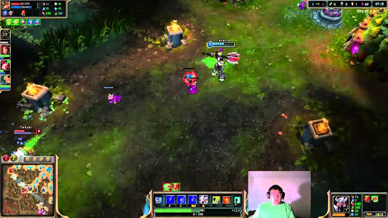 Scarra plays Mordekaiser vs Teemo mid lane