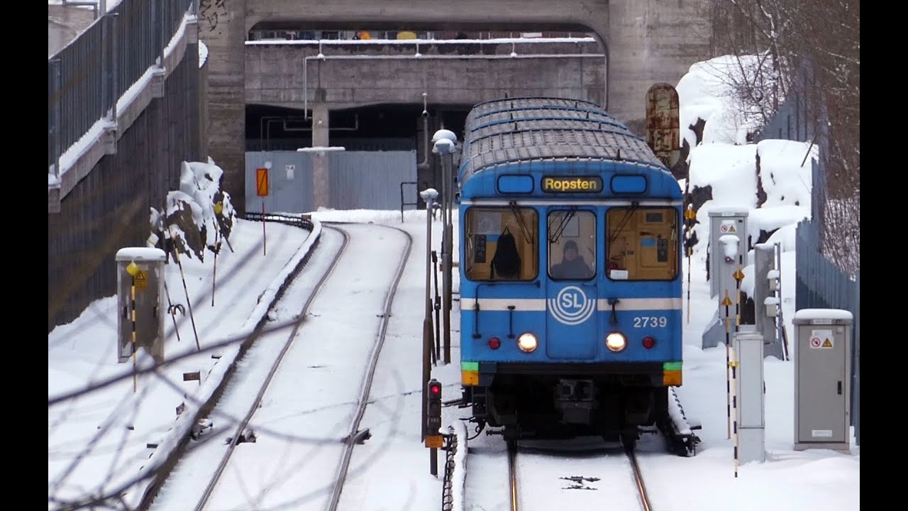 Stockholms tunnelbana: Vinter på linje 13 med C6/C14