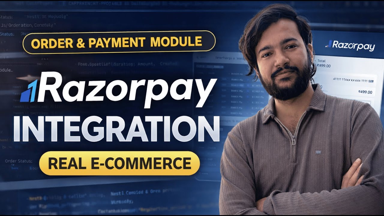 From Order to Payment 💳 |  Razorpay Integration in NestJS | E-Commerce Series Ep.9