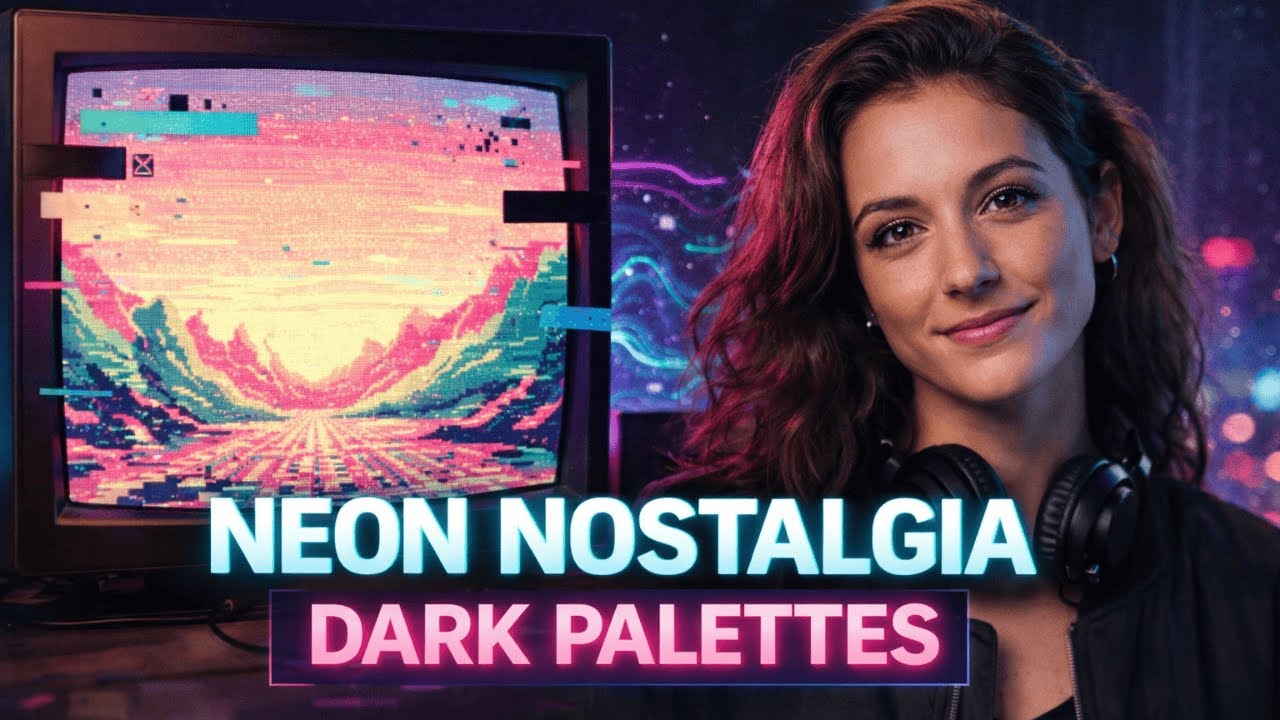 Pixel Echoes | Dark Palettes and Digital Nostalgia (Digital Nostalgia Theory)