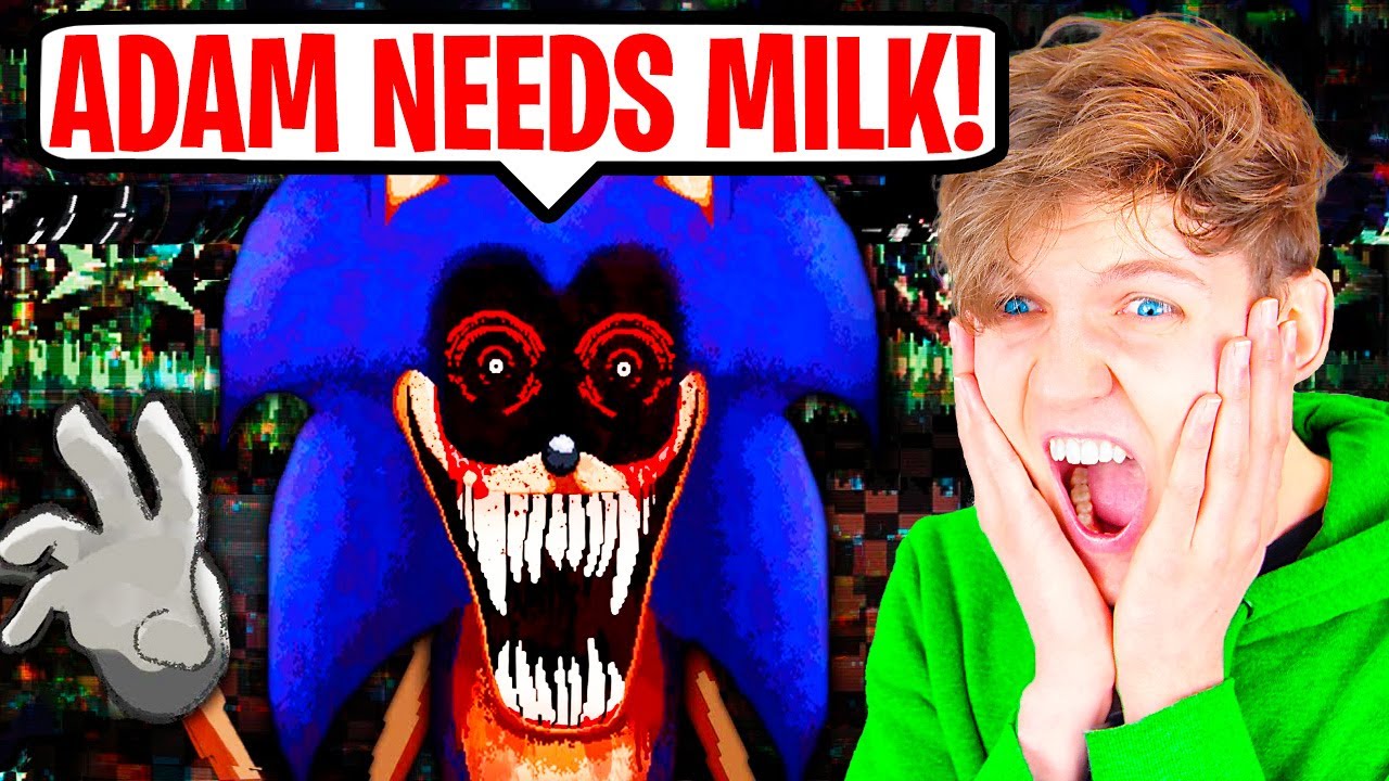 SONIC.EYX HACKED OUR COMPUTER AT 3AM!? (CRAZIEST SONIC.EXE GAME EVER!)